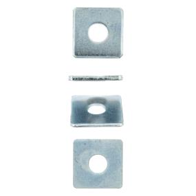 Body Washer - Square - Zinc Plated 